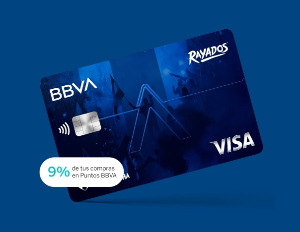 Tarjeta de Crédito Rayados BBVA