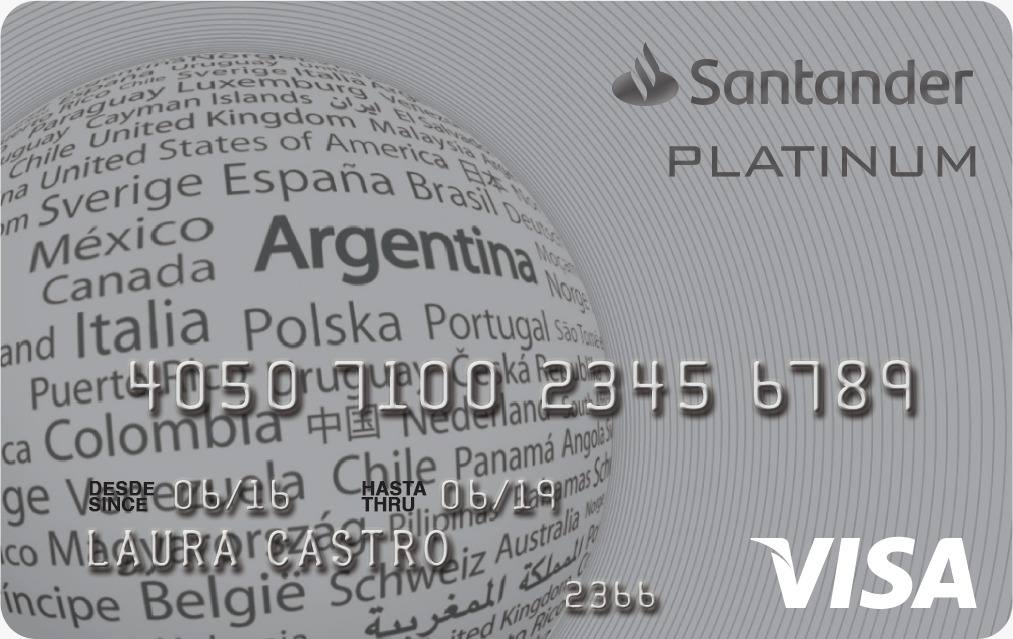Tarjeta Santander Visa Platinum