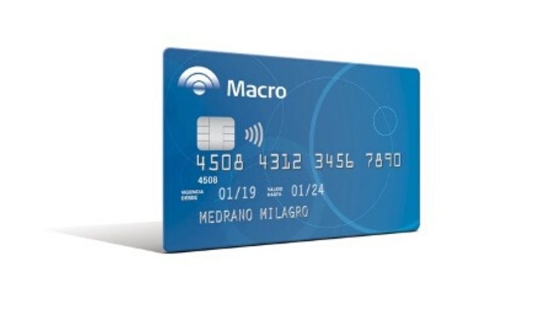 Tarjeta de crédito Mastercard Macro