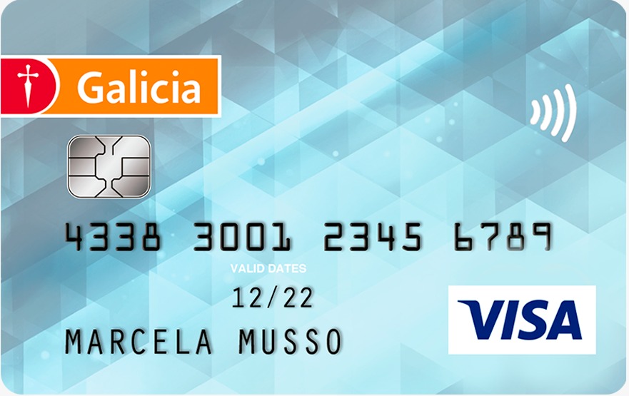 Tarjeta de crédito Galícia Visa Internacional