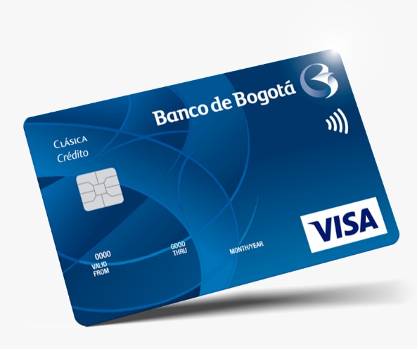 arjeta de crédito Clásica Visa del Banco de Bogotá