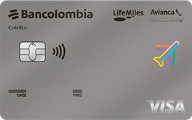Tarjeta de crédito Avianca Lifemiles Visa Bancolombia