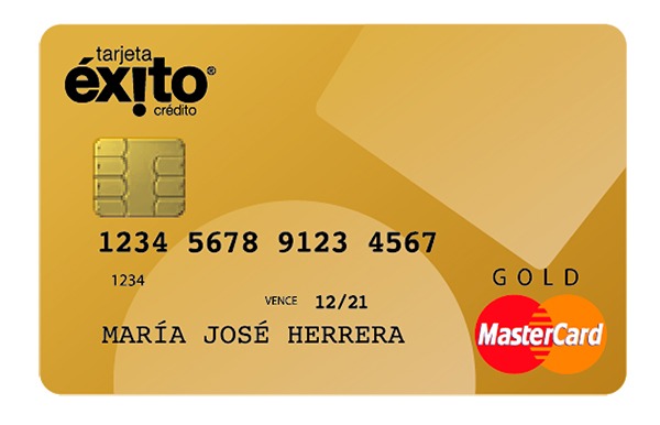 Tarjeta de crédito Éxito Gold