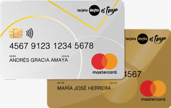 Tarjeta de crédito Éxito Gold