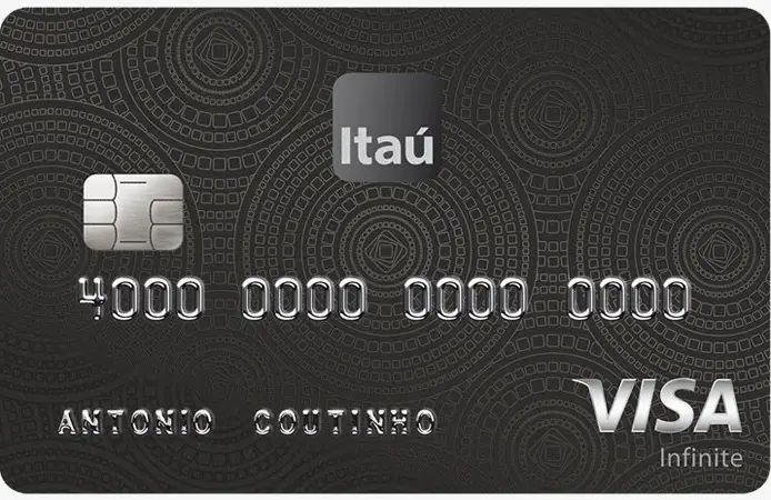 Cartão itaú private visa infinite