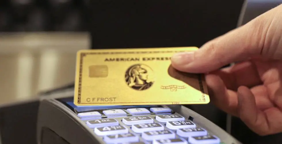 Gold card American Express