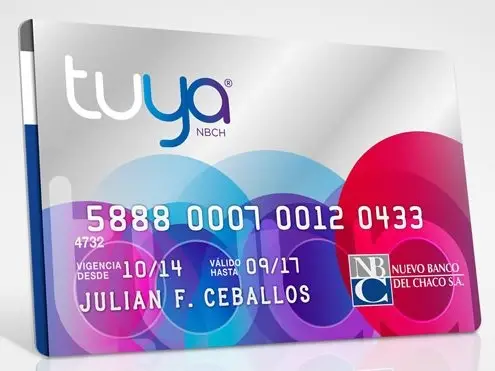 Tarjeta de crédito Tuya